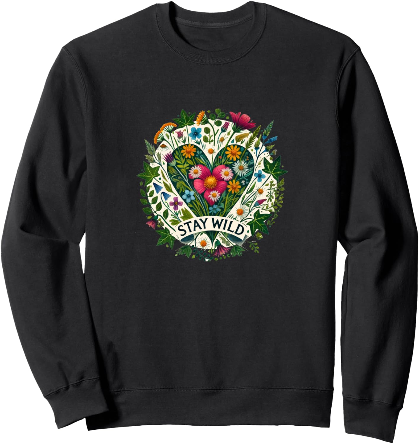 Толстовка с изображением полевых цветов и ботаническим рисунком Wildflowers Lover Snugg, черный
Толстовка с изображением полевых цветов и ботаническим рисунком Wildflowers Lover Snugg, черный