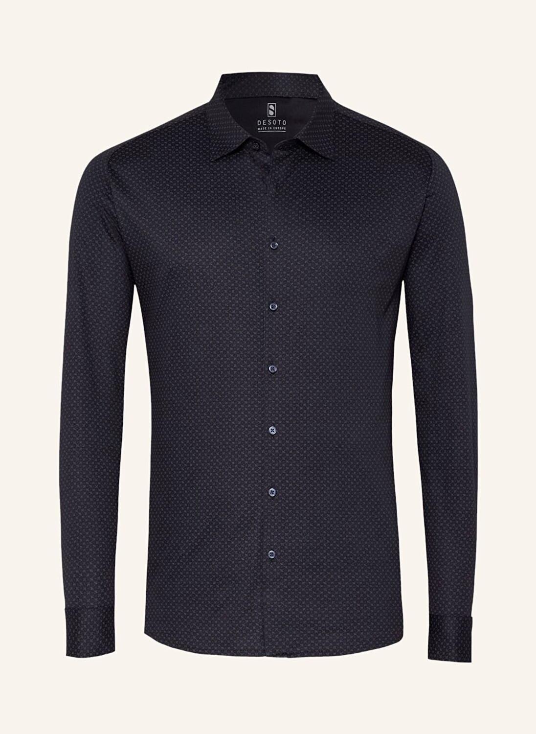 Рубашка из джерси приталенного кроя Desoto, синий
Рубашка из джерси приталенного кроя Desoto, синий