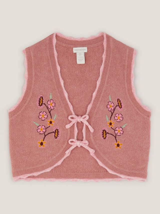 Детский вязаный жилет с поясом Monsoon, Pink
Детский вязаный жилет с поясом Monsoon, Pink