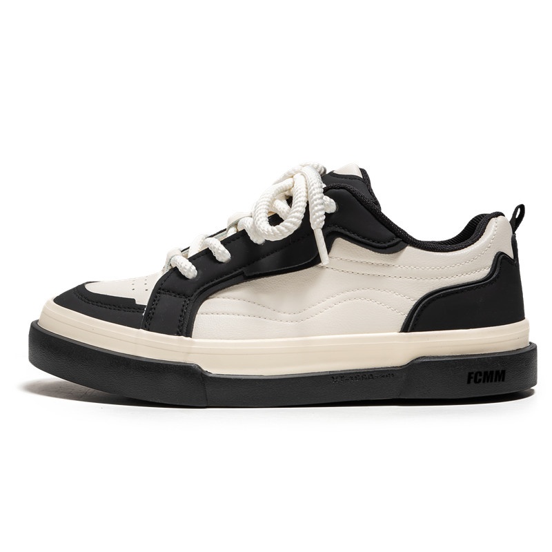 Мужские кроссовки для скейтбординга с противоскользящим покрытием FCMM, Beige Black 
Мужские кроссовки для скейтбординга с противоскользящим покрытием FCMM, Beige Black