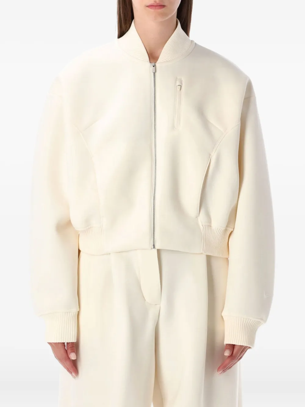 Текстурированная куртка-бомбер Nike, белый
Текстурированная куртка-бомбер Nike, белый