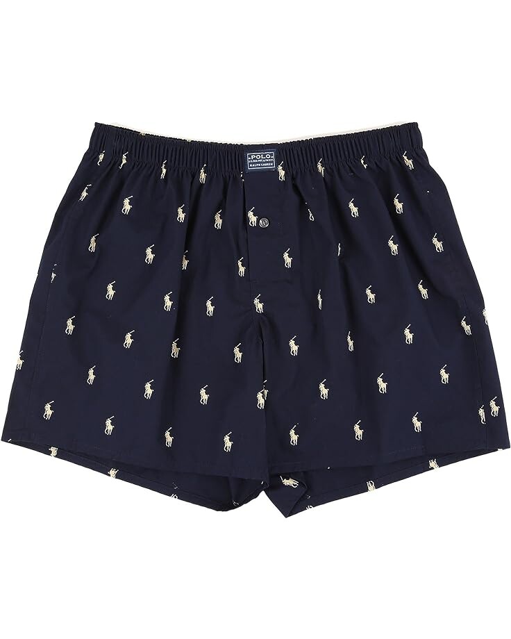 Боксеры Polo Ralph Lauren All Over Pony Player Woven, темно-синий
Боксеры Polo Ralph Lauren All Over Pony Player Woven, темно-синий