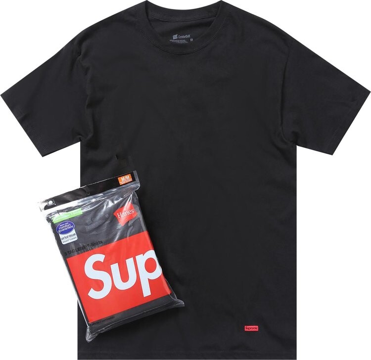 Футболка Supreme x Hanes Taglesss (3 Pack) 'Black', черный
Футболка Supreme x Hanes Taglesss (3 Pack) 'Black', черный