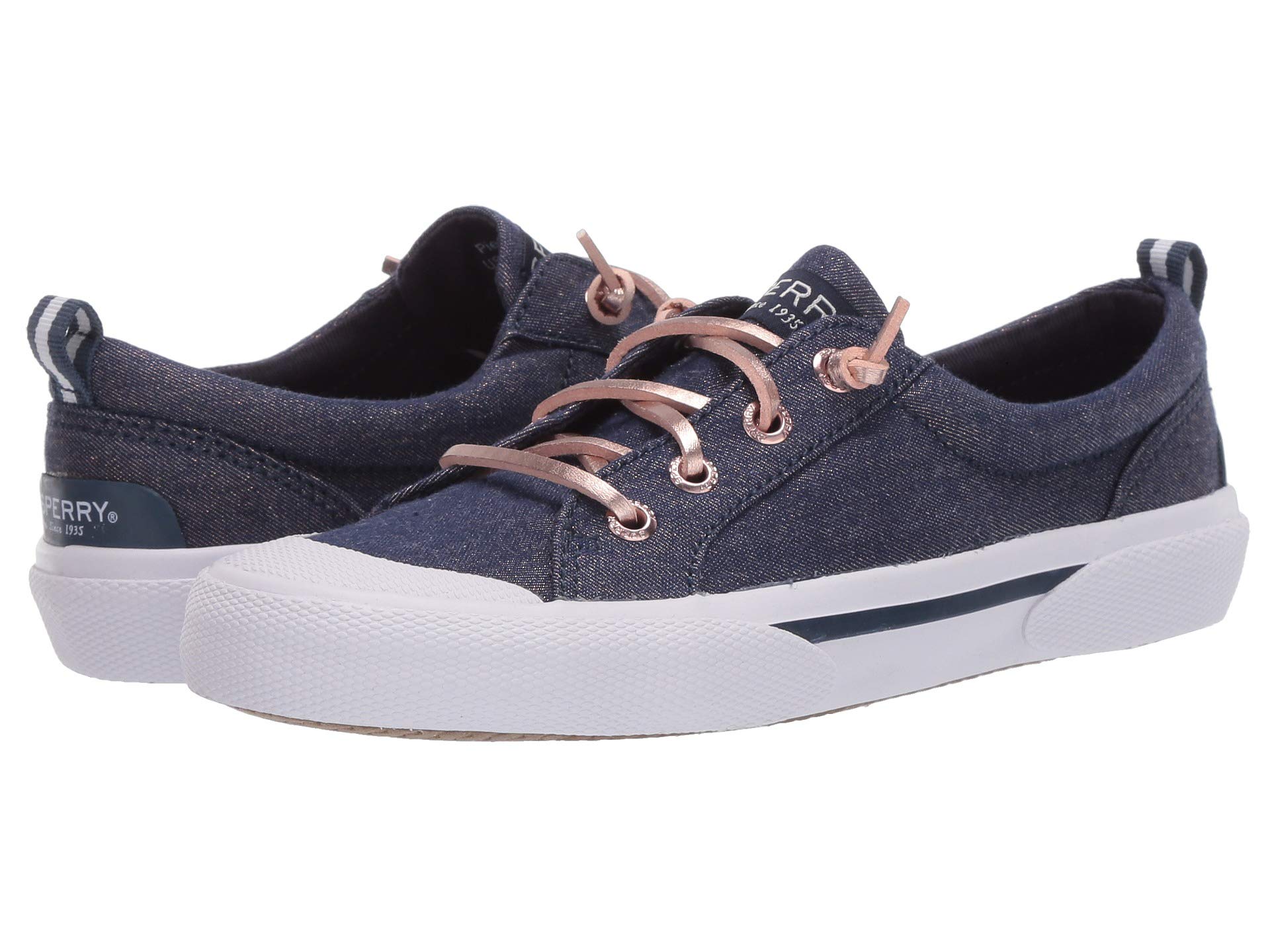Кроссовки Sperry Kids Pier Wave, Navy/Rose Gold 
Кроссовки Sperry Kids Pier Wave, Navy/Rose Gold