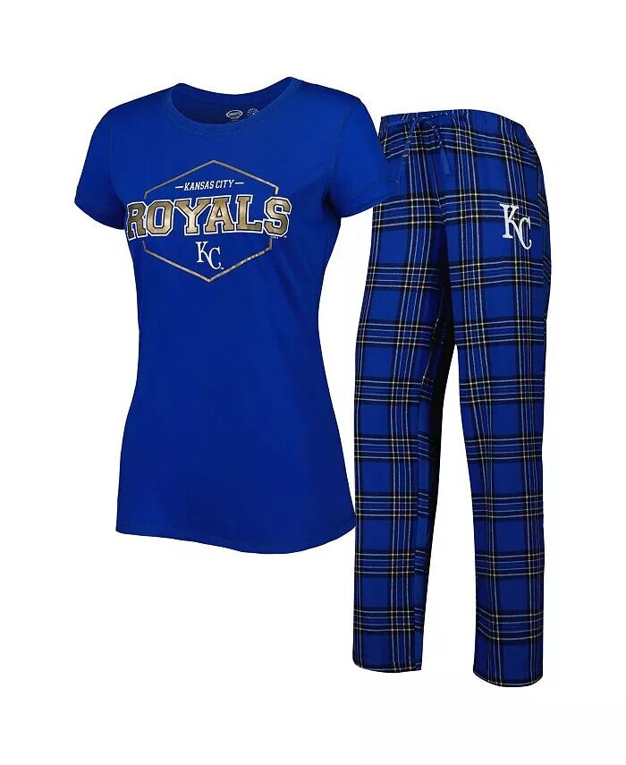 Женский комплект для сна из футболки и пижамных брюк Royal Kansas City Royals Badge Concepts Sport, синий
Женский комплект для сна из футболки и пижамных брюк Royal Kansas City Royals Badge Concepts Sport, синий