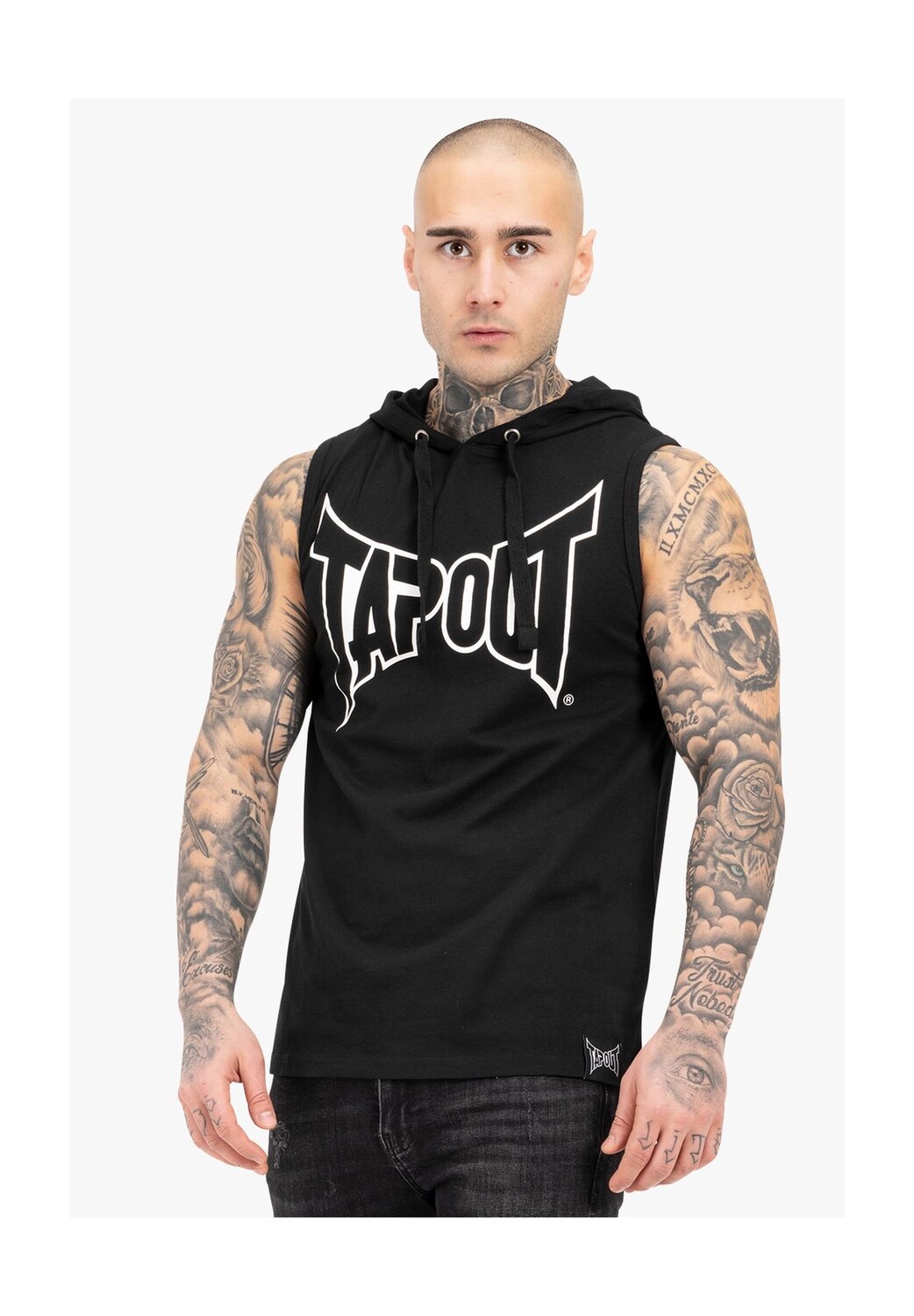 Мужская футболка без рукавов с капюшоном стандартного кроя ALAMEDA HOOD TAPOUT, черно-белый
Мужская футболка без рукавов с капюшоном стандартного кроя ALAMEDA HOOD TAPOUT, черно-белый