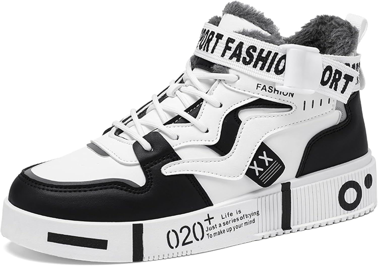 Мужские зимние кроссовки с меховой подкладкой, высокие, для скейтбординга, повседневная носка, теплые повседневные прогулочные обувь Spwagym, белый
Мужские зимние кроссовки с меховой подкладкой, высокие, для скейтбординга, повседневная носка, теплые повседневные прогулочные обувь Spwagym, белый