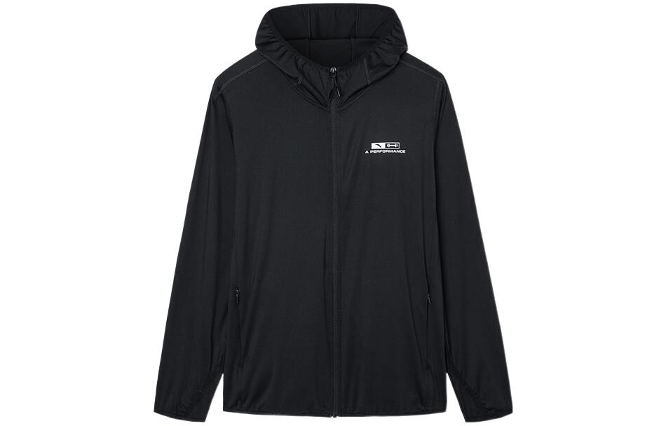 Разнообразие Тренировочная Коллекция Солнцезащитная Одежда Мужская Черная Anta, черный