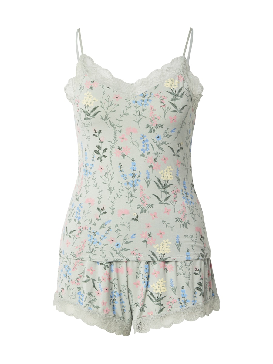 Короткий пижамный комплект Hunkemöller Cami, пастельно-зеленый
Короткий пижамный комплект Hunkemöller Cami, пастельно-зеленый