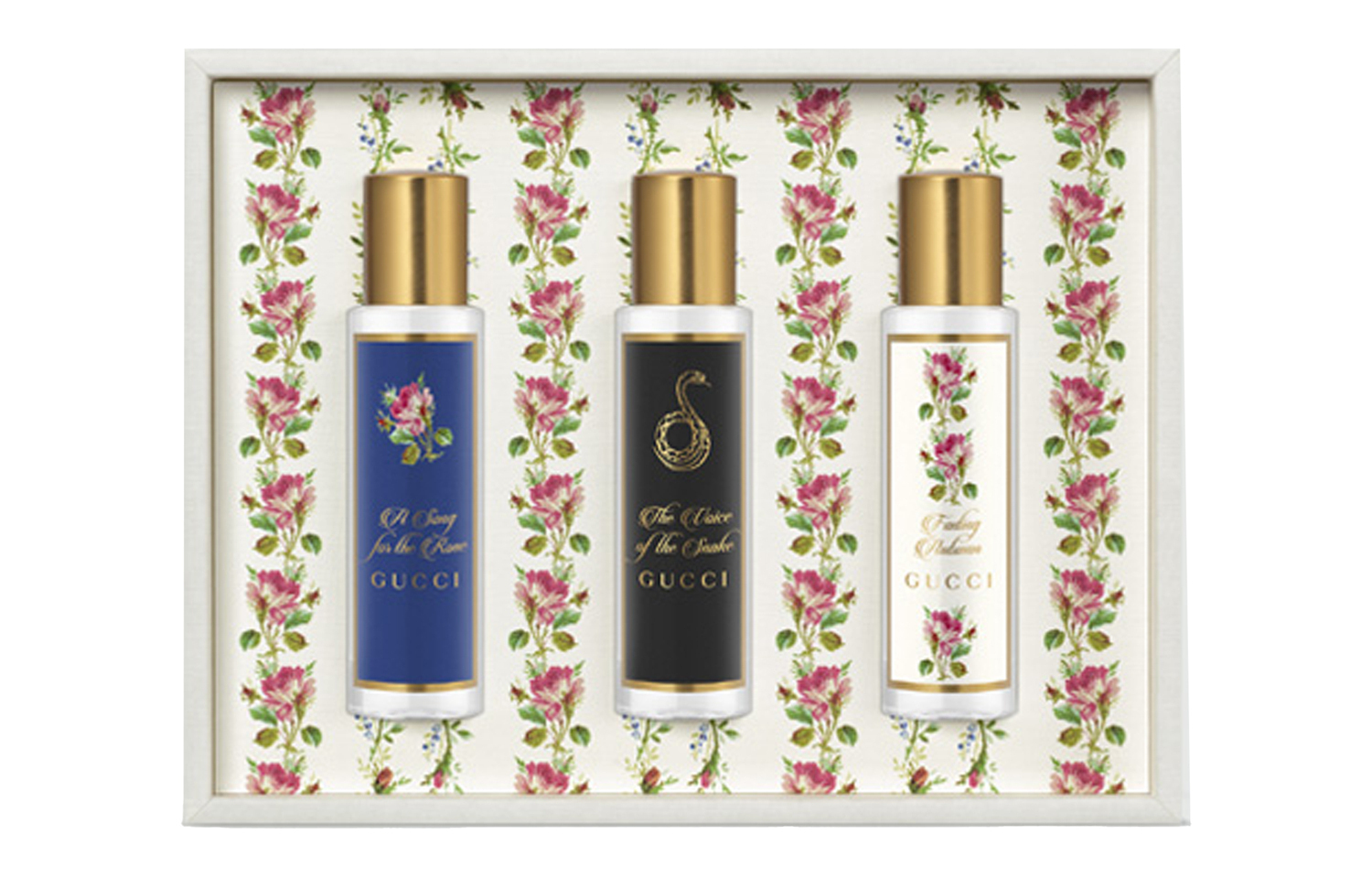 Набор пробников духов коллекция alchemist's garden три флакона eau de parfum eau de toilette 15мл*3 GUCCI
Набор пробников духов коллекция alchemist's garden три флакона eau de parfum eau de toilette 15мл*3 GUCCI