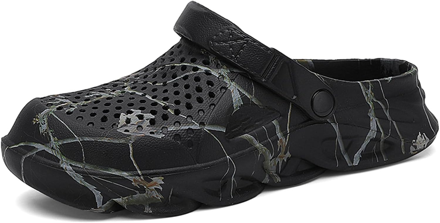 Мужские садовые сабо CERYTHRINA: Легкие повседневные шлепанцы - сандалии на лето для прогулок на улице и на пляже, черный
Мужские садовые сабо CERYTHRINA: Легкие повседневные шлепанцы - сандалии на лето для прогулок на улице и на пляже, черный