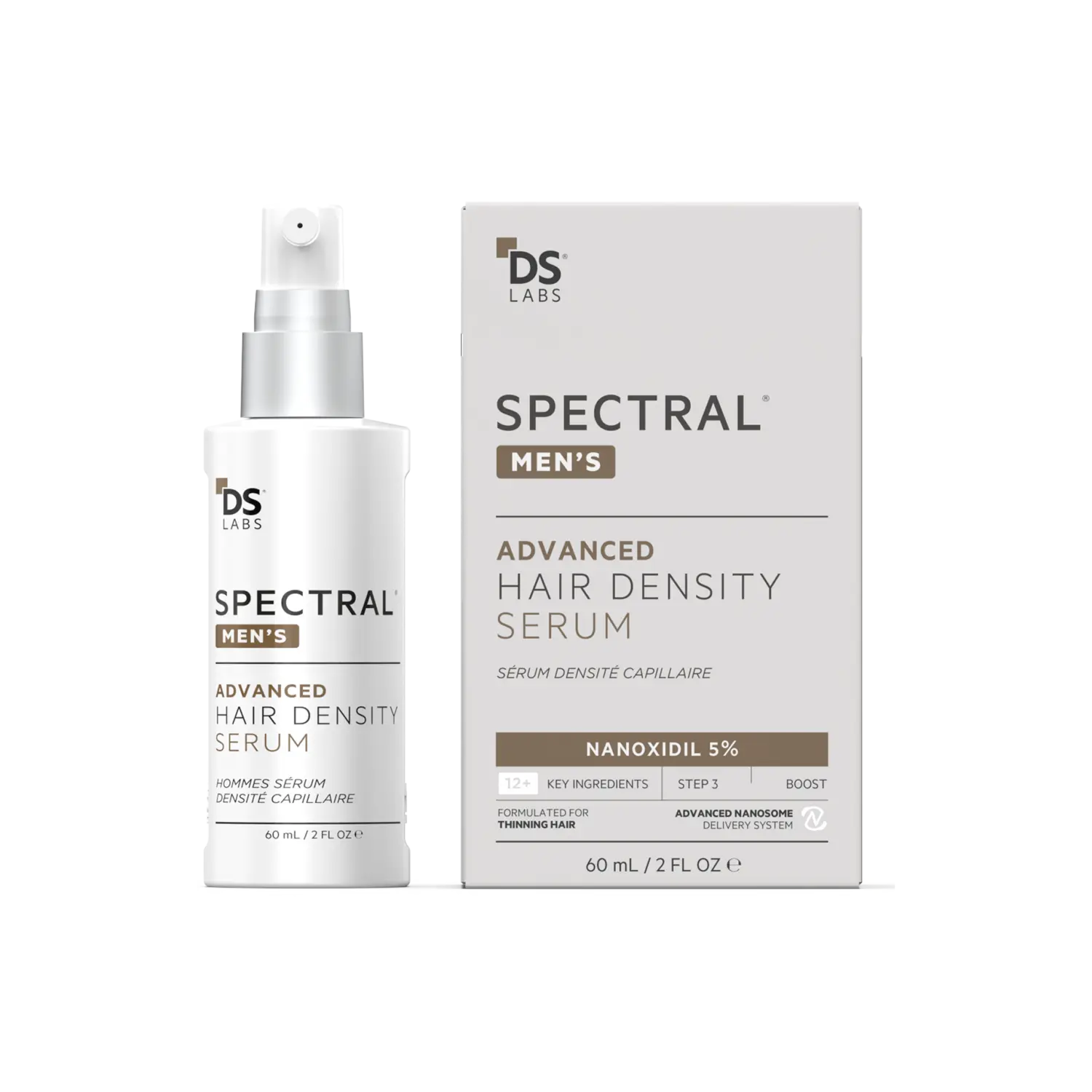 Сыворотка для увеличения густоты волос Spectral Men's (DNC-N) с наноксидилом 5% DS Laboratories
Сыворотка для увеличения густоты волос Spectral Men's (DNC-N) с наноксидилом 5% DS Laboratories