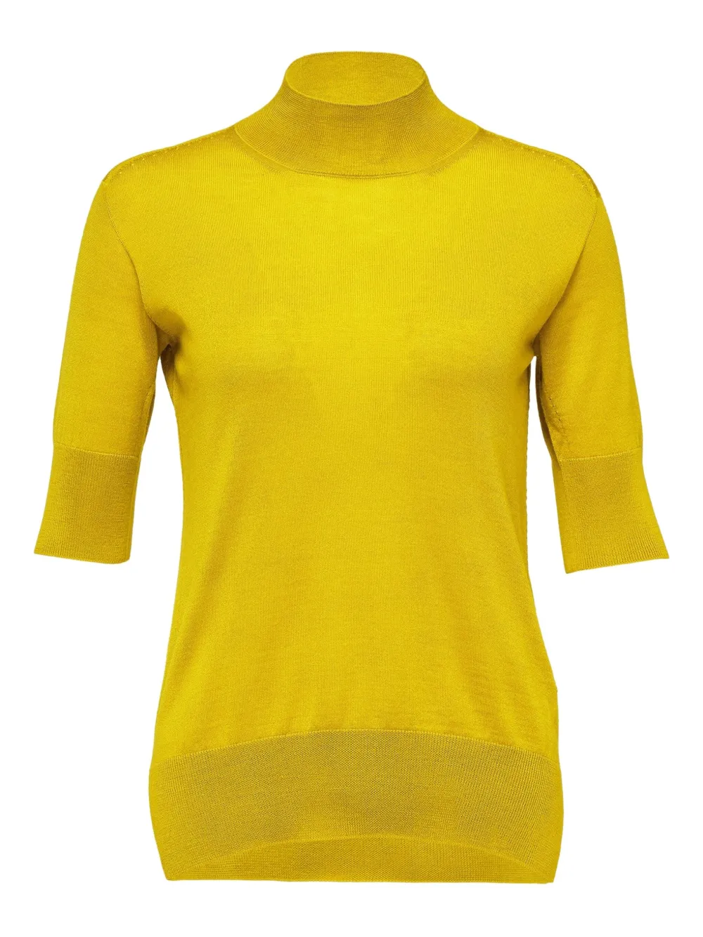 Свитер с высоким воротом и короткими рукавами JIL SANDER, желтый
Свитер с высоким воротом и короткими рукавами JIL SANDER, желтый