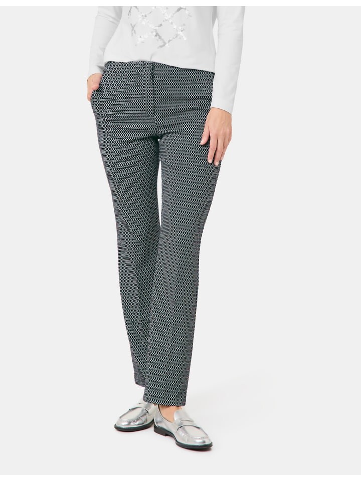 Тканевые брюки Gerry Weber Hose Tuch/Kombi lang, цвет Black/Blue Steel Jacquard
Тканевые брюки Gerry Weber Hose Tuch/Kombi lang, цвет Black/Blue Steel Jacquard