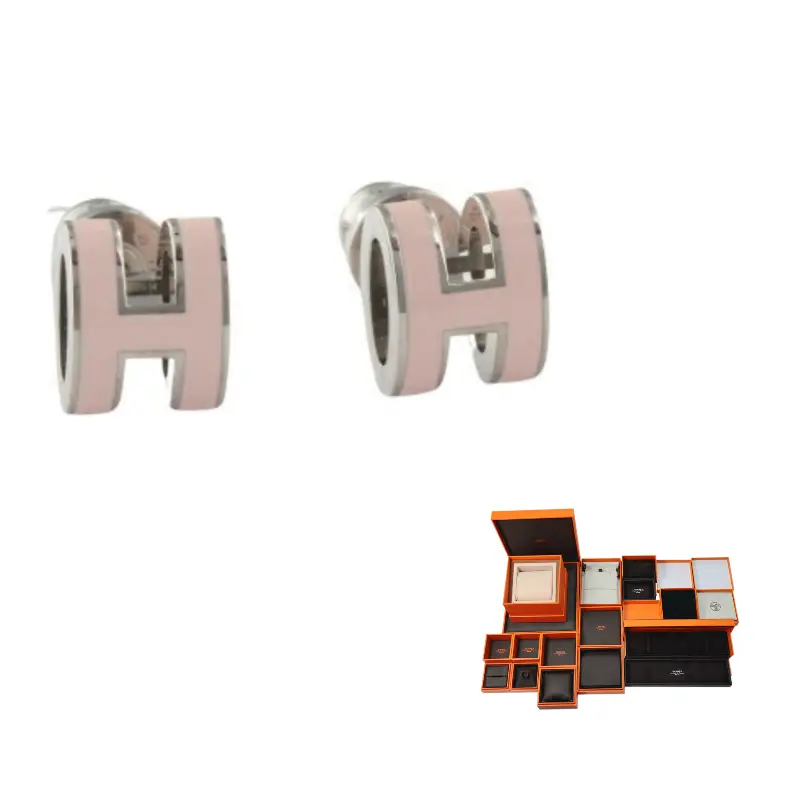 HERMES Позолоченные серьги-гвоздики для женщин Pink
HERMES Позолоченные серьги-гвоздики для женщин Pink