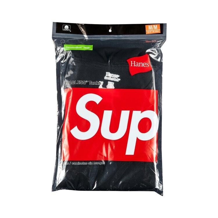 Топ Supreme x Hanes Tagless Tank Tops (3 Pack), черный
Топ Supreme x Hanes Tagless Tank Tops (3 Pack), черный