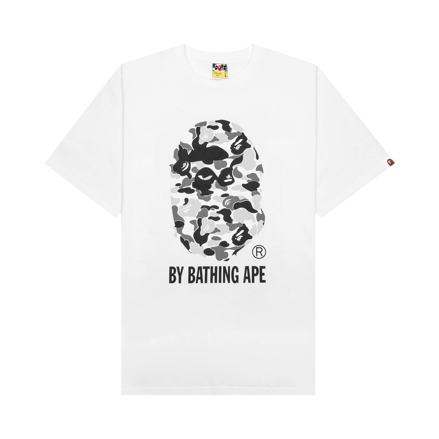 Футболка BAPE ABC Camo By Bathing Ape, цвет Белый/Серый
Футболка BAPE ABC Camo By Bathing Ape, цвет Белый/Серый
