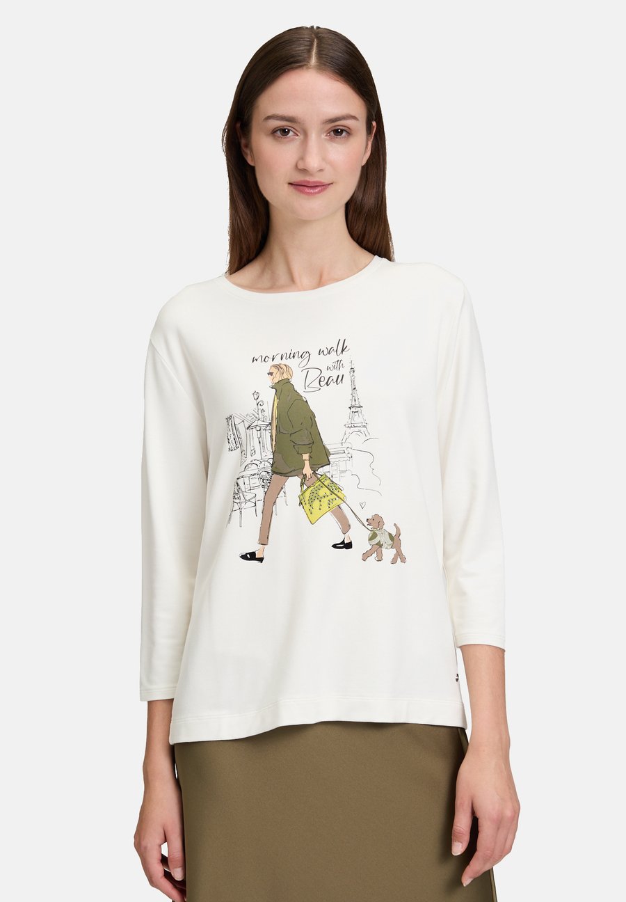 Топ Betty & Co CASUAL MIT STRASS, Nature Green/Beige
Топ Betty & Co CASUAL MIT STRASS, Nature Green/Beige