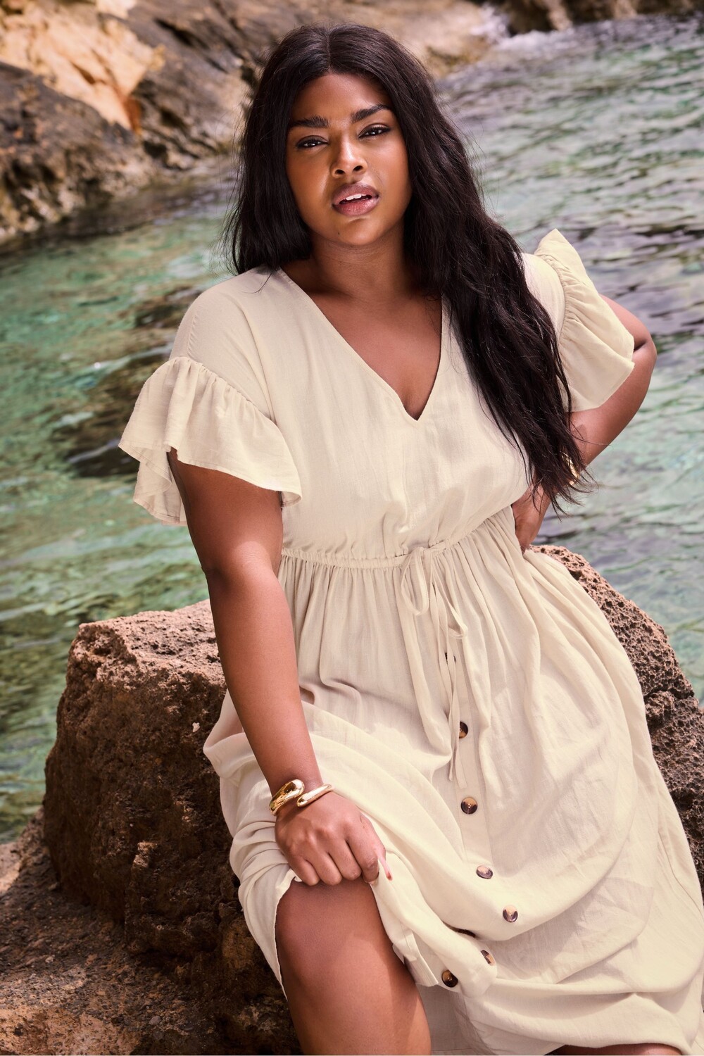 Платье макси в стиле бохо Yours Curve, коричневый
Платье макси в стиле бохо Yours Curve, коричневый