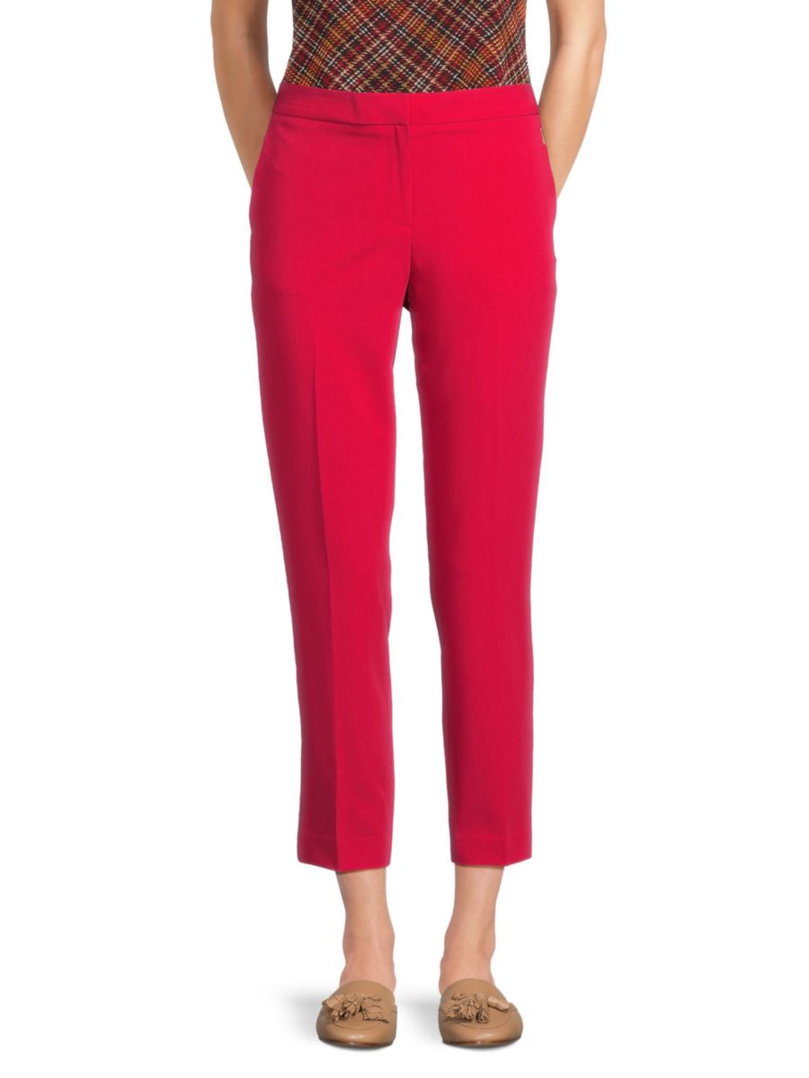 Укороченные тканые брюки с плоским передом Tommy Hilfiger, цвет Scarlet
Укороченные тканые брюки с плоским передом Tommy Hilfiger, цвет Scarlet