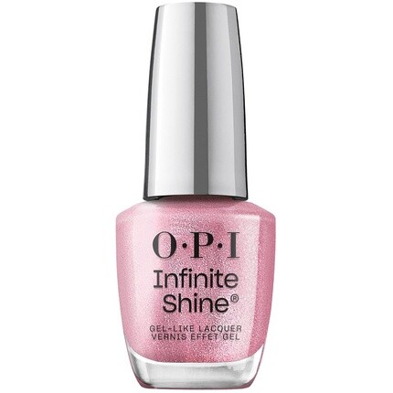 OPI Infinite Shine Стойкий матовый розовый лак для ногтей с ярким мерцанием, 0,5 жидк. унции