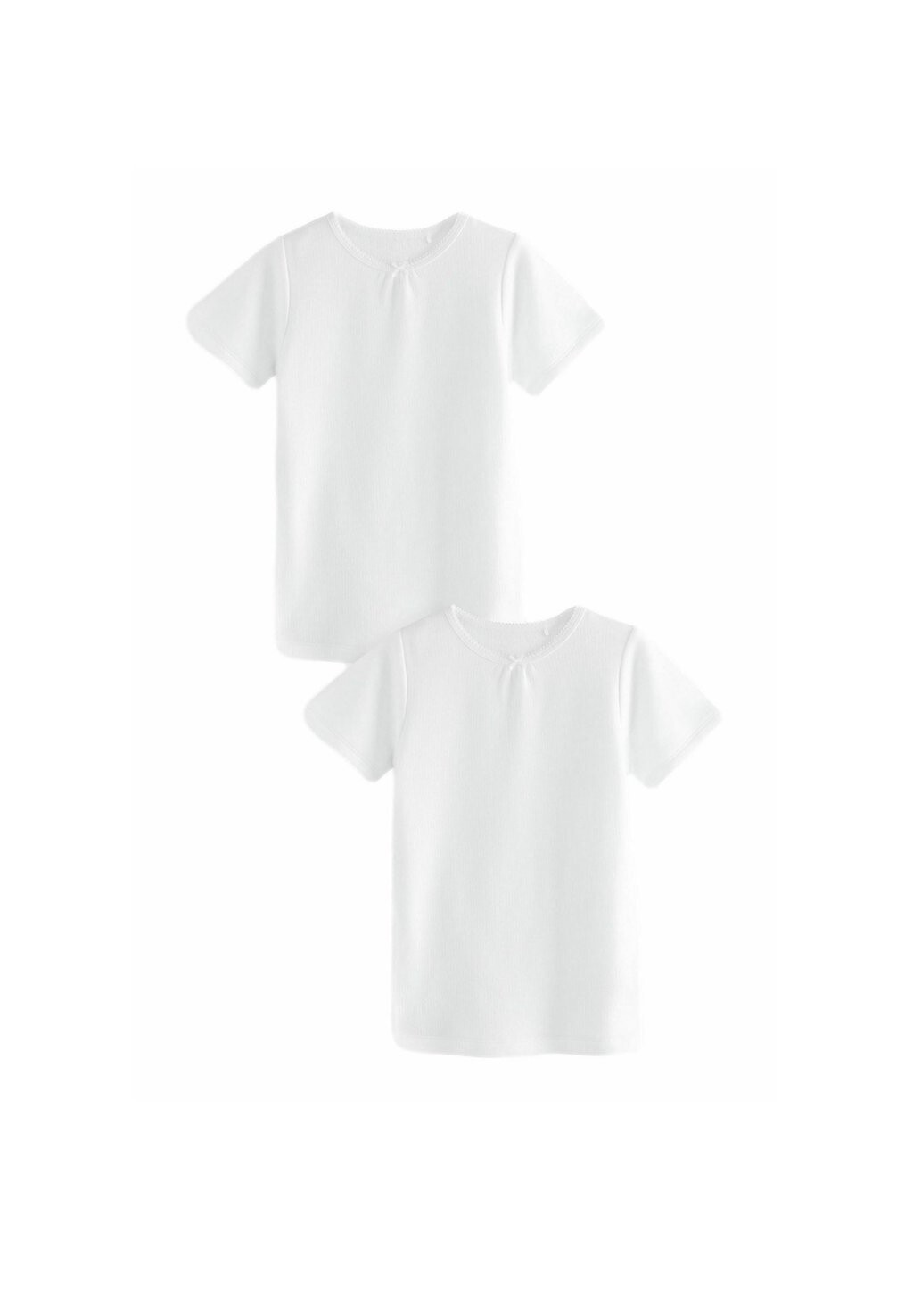 Базовая футболка THERMAL BOW TRIM 2 PACK., REGULAR FIT Next, белый 
Базовая футболка THERMAL BOW TRIM 2 PACK., REGULAR FIT Next, белый