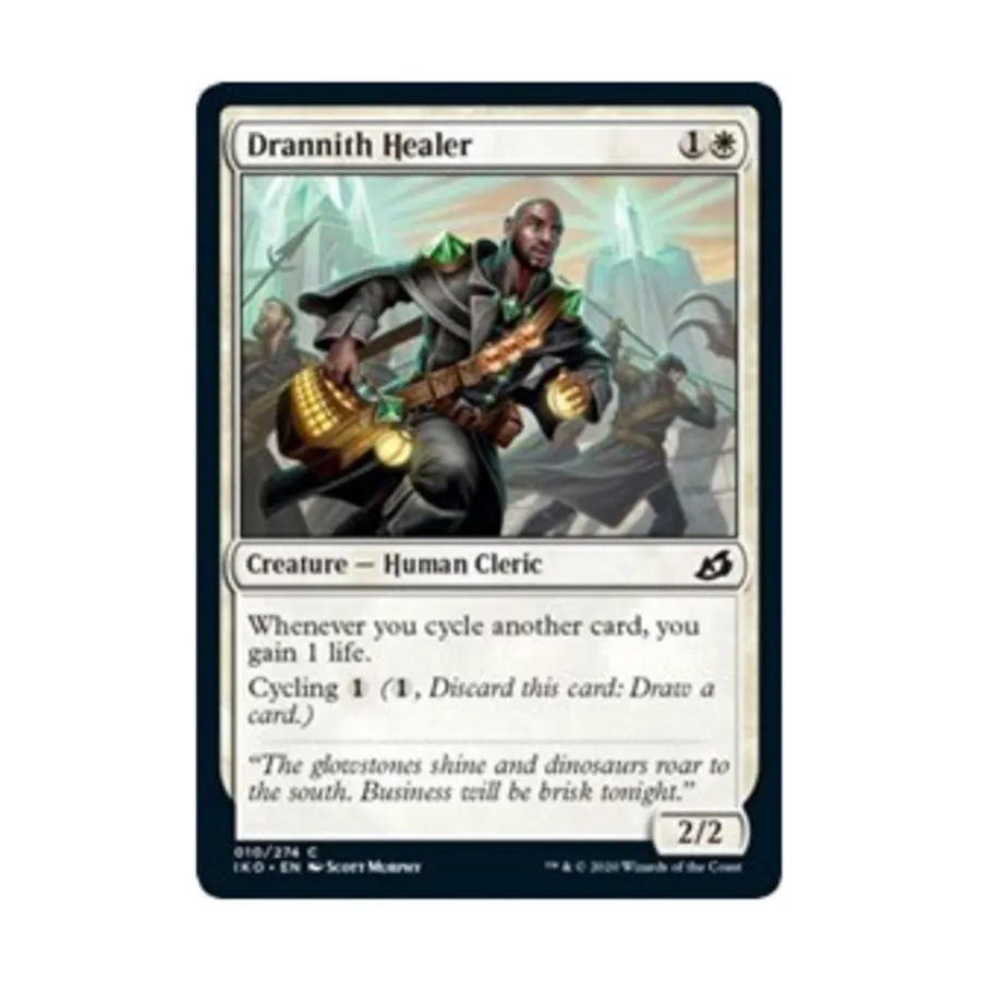 CCG Драннит Целитель (К), MTG - Ikoria - Lair of Behemoths
CCG Драннит Целитель (К), MTG - Ikoria - Lair of Behemoths