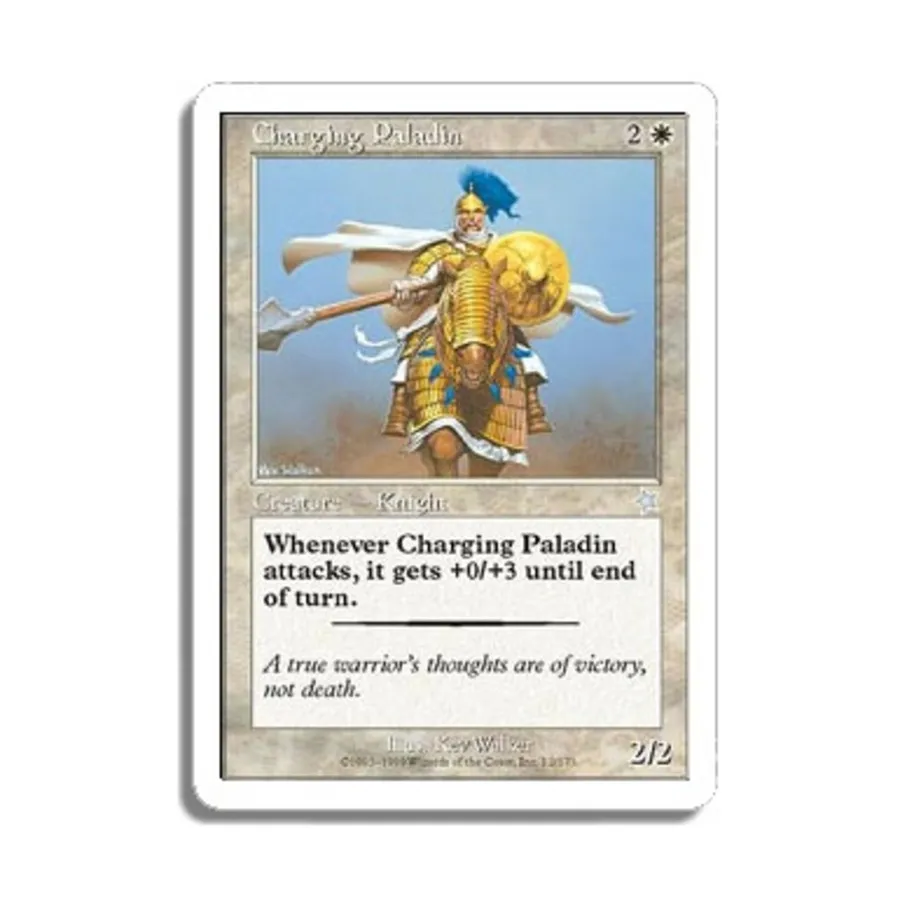 CCG Атакующий Паладин (U), MTG - Starter Series (1999)
CCG Атакующий Паладин (U), MTG - Starter Series (1999)