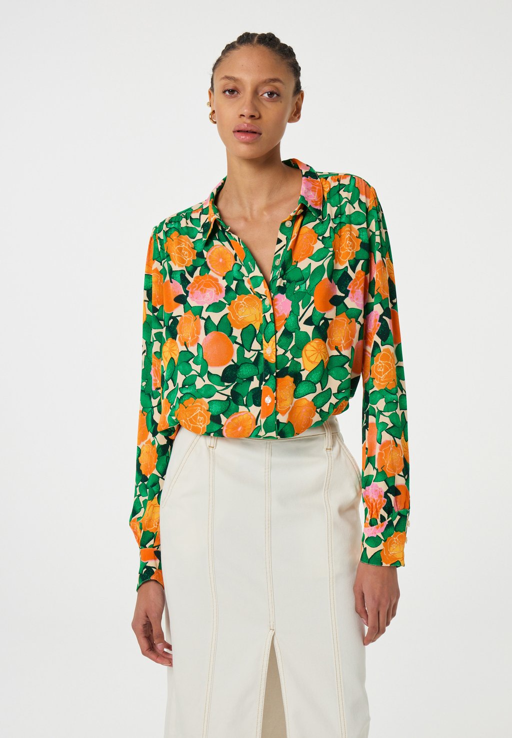 Блузка на пуговицах COCO Fabienne Chapot, зеленый
Блузка на пуговицах COCO Fabienne Chapot, зеленый