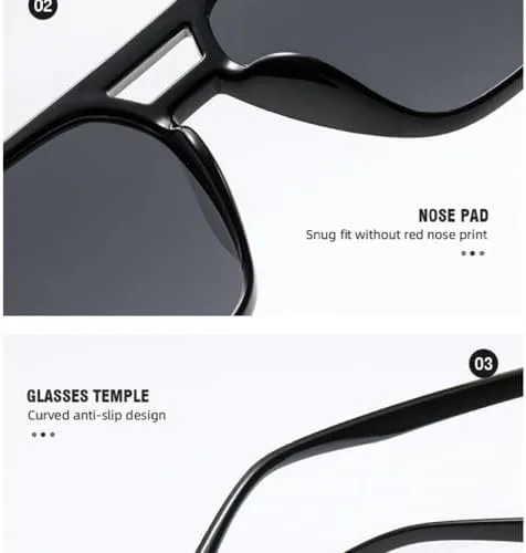 Классические большие солнцезащитные очки 2027 года для женщин, винтажные, с двойными линзами, желто-оранжевые линзы, женские, конфетного цвета, UV400 MTZJH, Black
Классические большие солнцезащитные очки 2027 года для женщин, винтажные, с двойными линзами, желто-оранжевые линзы, женские, конфетного цвета, UV400 MTZJH, Black