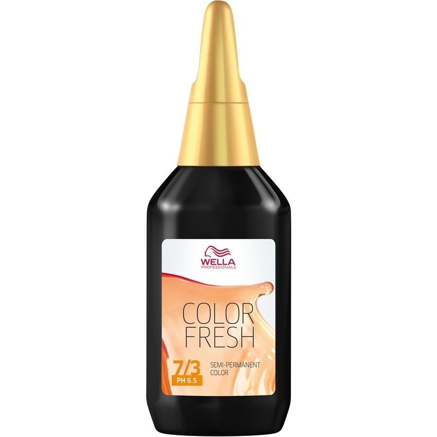 Краска для волос color fresh semi-permanent color Wella Professionals, nr. 7/3 mittelblond gold, объем 75 мл
Краска для волос color fresh semi-permanent color Wella Professionals, nr. 7/3 mittelblond gold, объем 75 мл