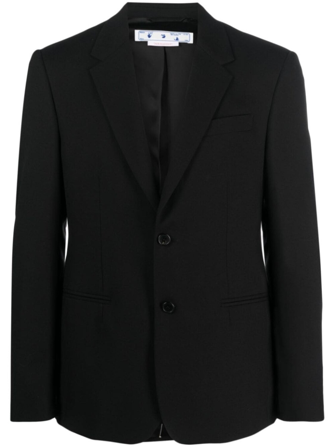 Off-White блейзер из вирджинской шерсти с надписью, черный
Off-White блейзер из вирджинской шерсти с надписью, черный