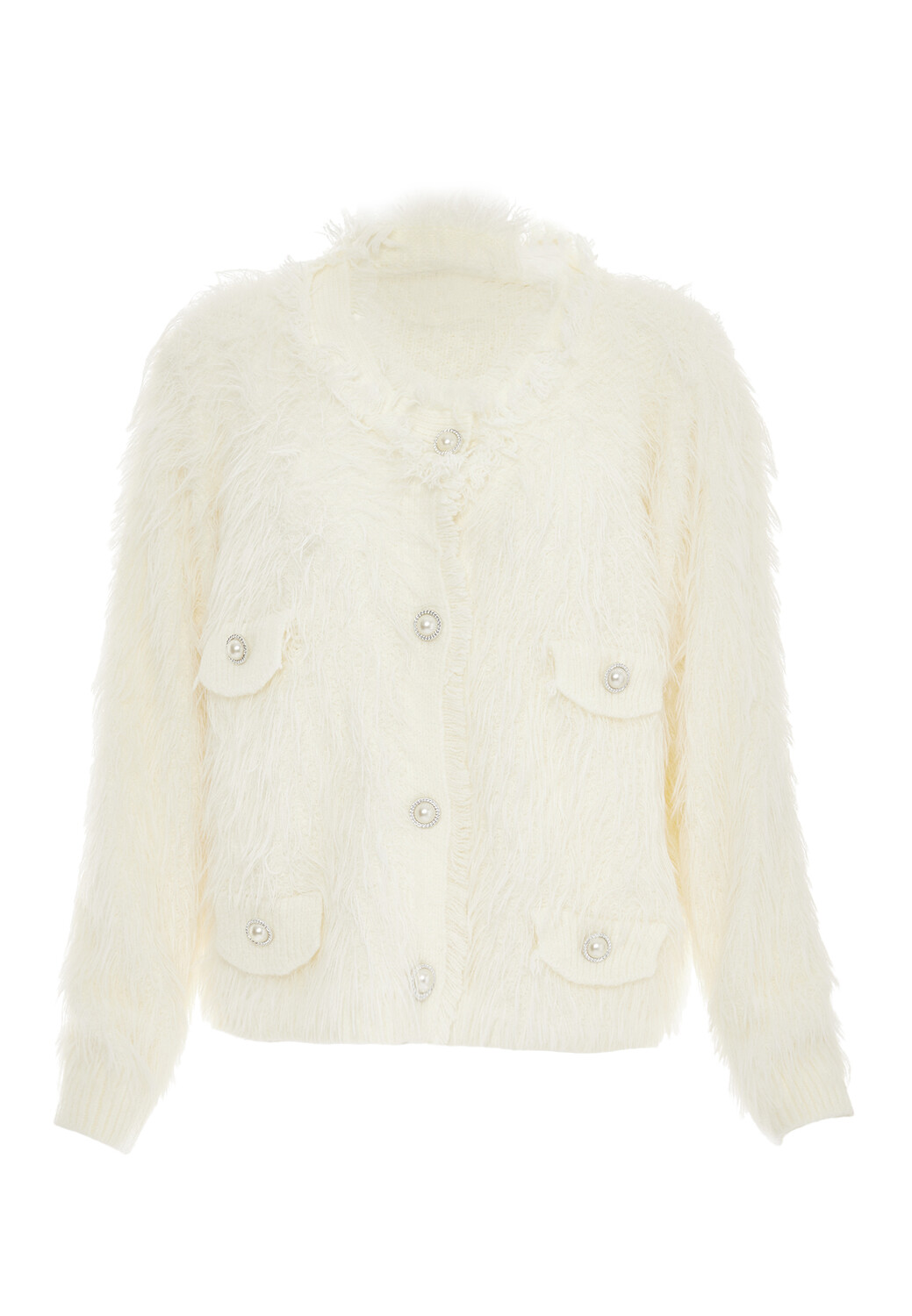 Толстовка faina Strickjacke, белый
Толстовка faina Strickjacke, белый