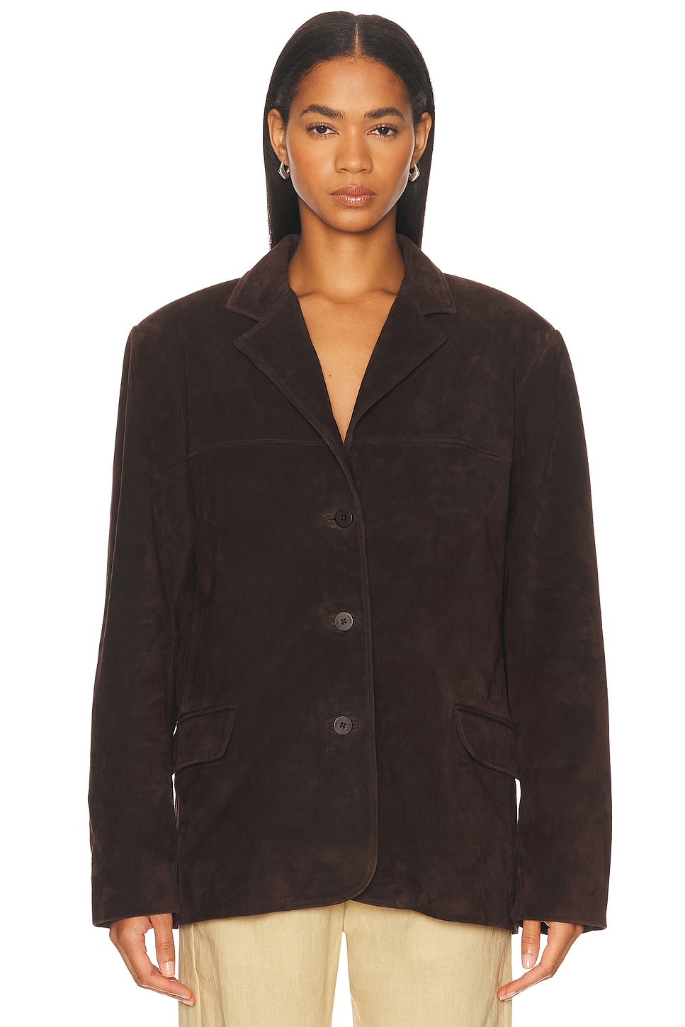 Кожаная куртка Corrine Staud, Espresso 
Кожаная куртка Corrine Staud, Espresso
