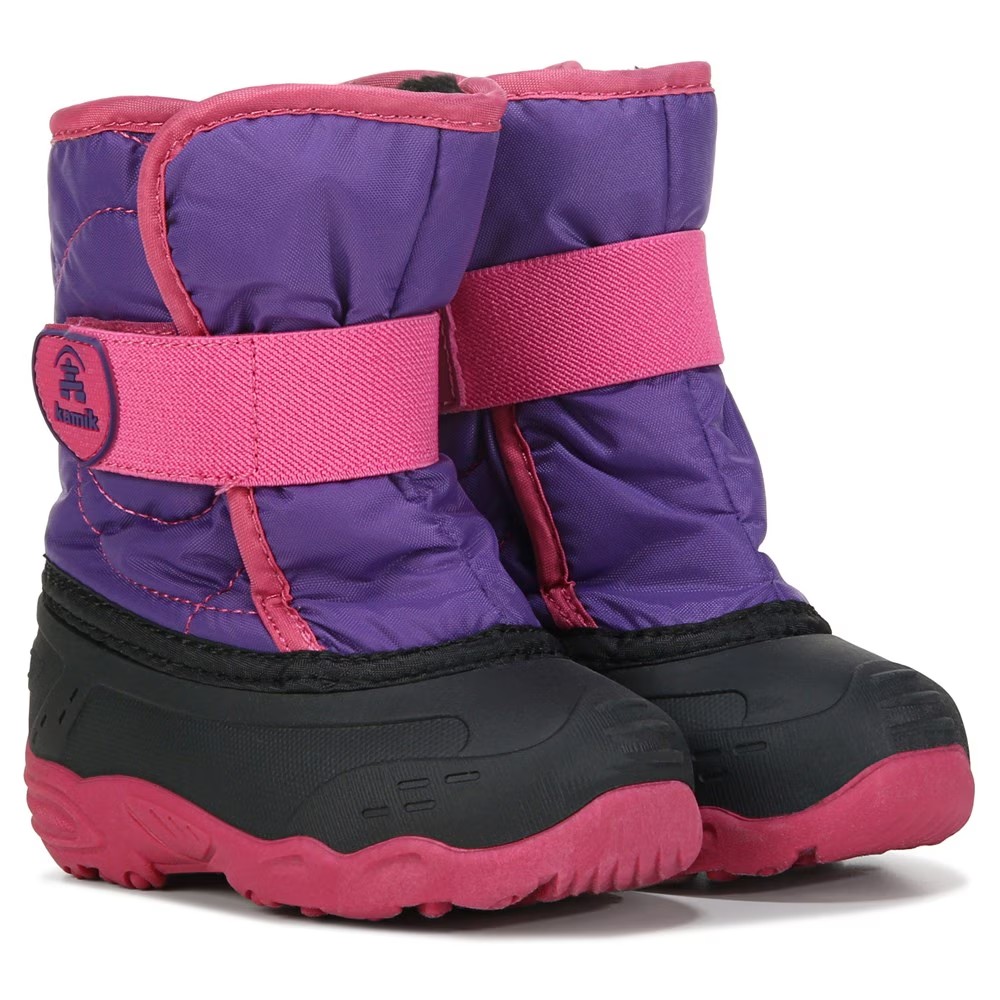 Водонепроницаемые зимние ботинки Snowybug Kamik, фиолетовый 
Водонепроницаемые зимние ботинки Snowybug Kamik, фиолетовый