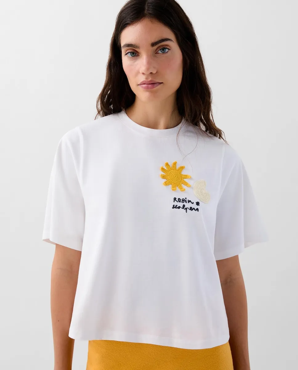 Женская футболка с коротким рукавом и круглым вырезом Scalpers, белый
Женская футболка с коротким рукавом и круглым вырезом Scalpers, белый