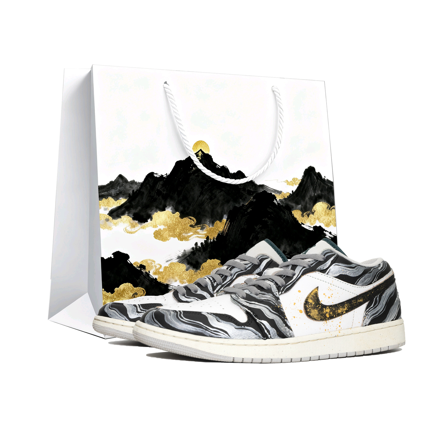 Кроссовки баскетбольные Air 1 Horse Rides The Gold Wave низкие винтажные устойчивые к истиранию unisex Jordan, черный
Кроссовки баскетбольные Air 1 Horse Rides The Gold Wave низкие винтажные устойчивые к истиранию unisex Jordan, черный