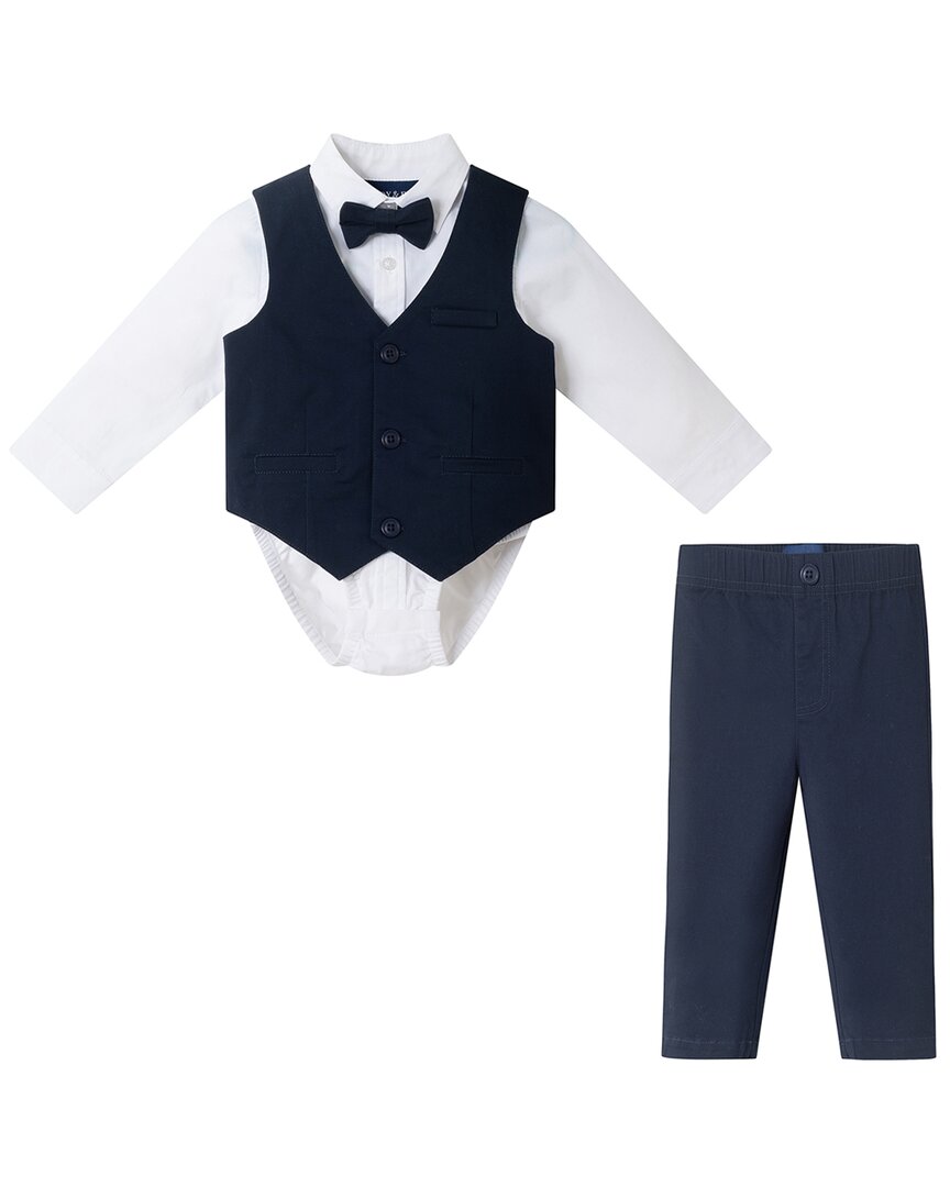 Andy & Evan Комплект из 4 предметов из пике, синий
Andy & Evan Комплект из 4 предметов из пике, синий