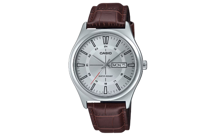 Мужские классические серебряные часы MTP-V006L-7C CASIO
Мужские классические серебряные часы MTP-V006L-7C CASIO