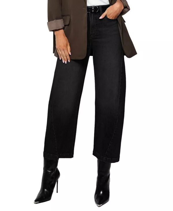 Джинсы Gail Barrel со средней посадкой, черные. Rudes Denim, черный
Джинсы Gail Barrel со средней посадкой, черные. Rudes Denim, черный