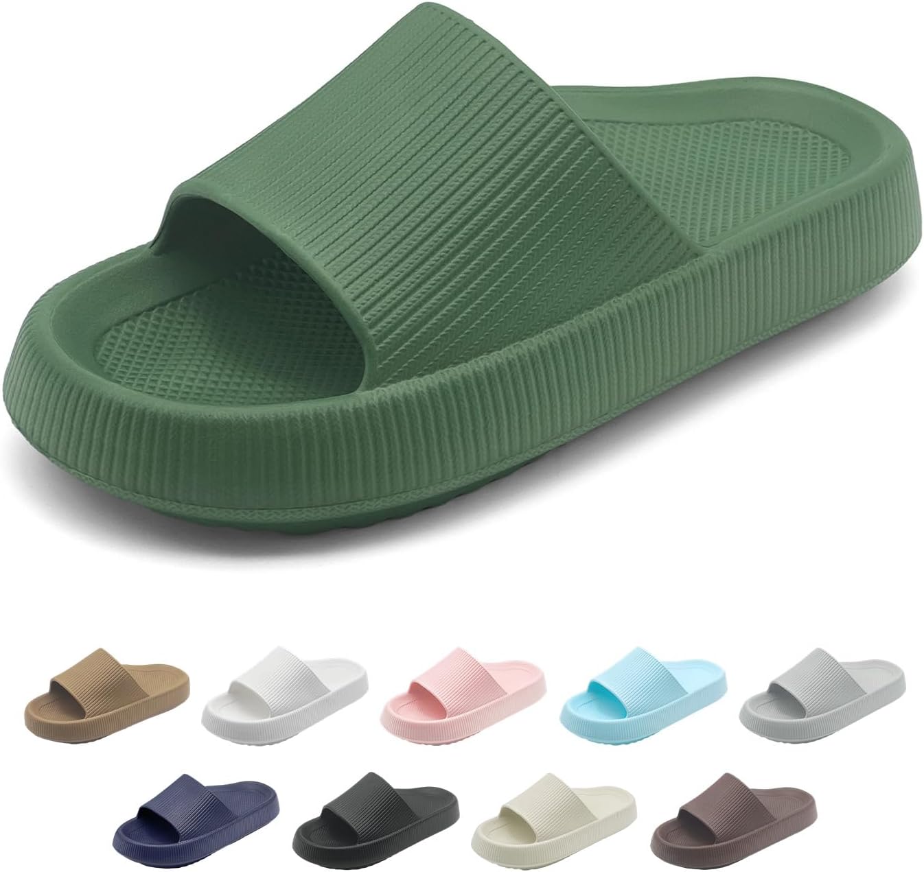 Ортопедические сандалии rosyclo для женщин и мужчин, с поддержкой свода стопы, мягкие шлепанцы для восстановления, ортопедические, снимающие боль, удобные, легкие, с толстой подошвой, на плоской подошве, для лечения подошвенного фасциита, зелены...
Ортопедические сандалии rosyclo для женщин и мужчин, с поддержкой свода стопы, мягкие шлепанцы для восстановления, ортопедические, снимающие боль, удобные, легкие, с толстой подошвой, на плоской подошве, для лечения подошвенного фасциита, зелены...