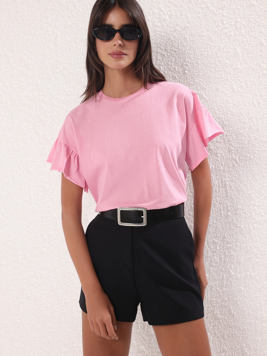 Рубашка Trendyol, светло-розовый
Рубашка Trendyol, светло-розовый