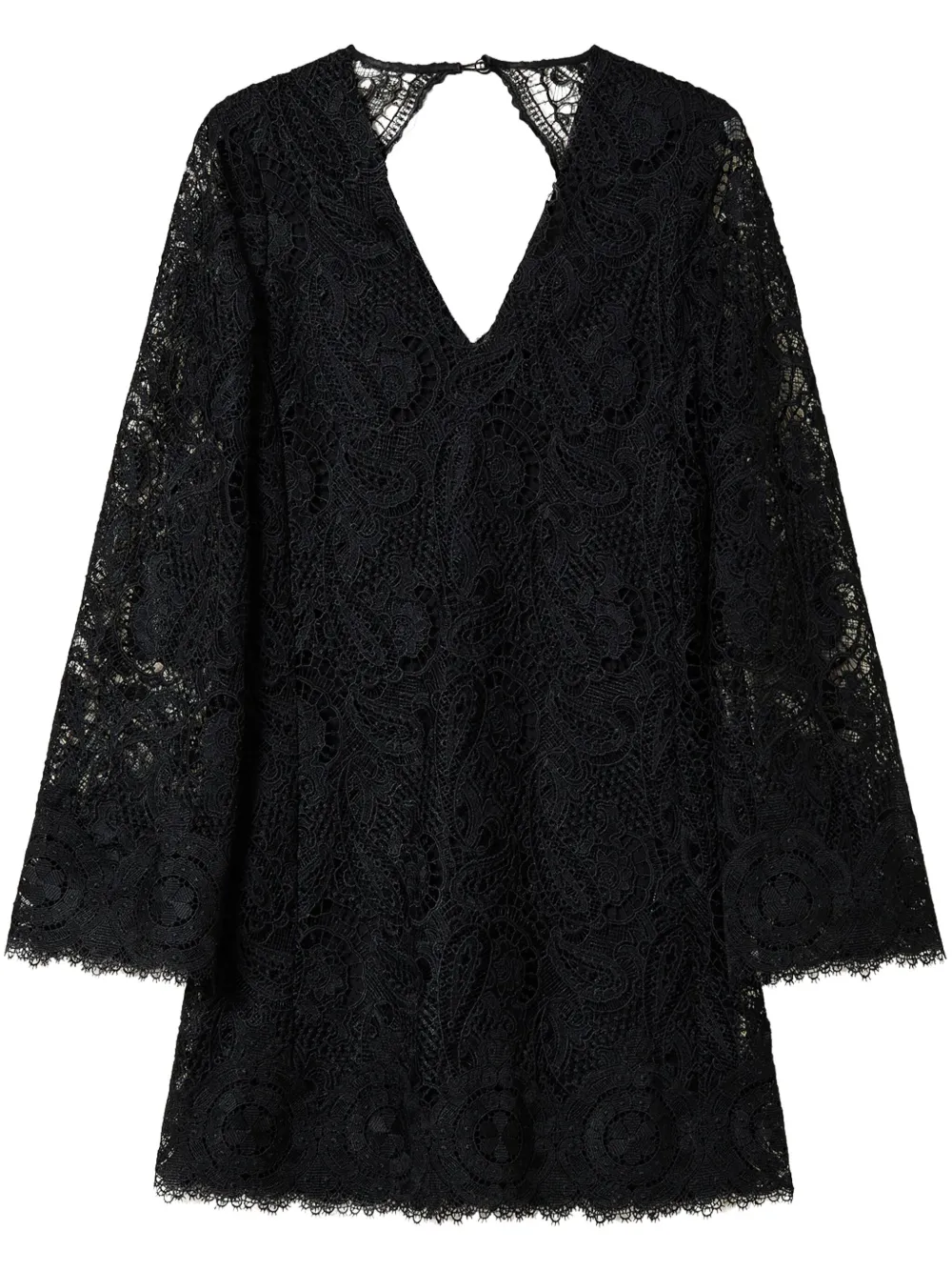 Кружевное платье мини в технике макраме TWINSET, черный
Кружевное платье мини в технике макраме TWINSET, черный