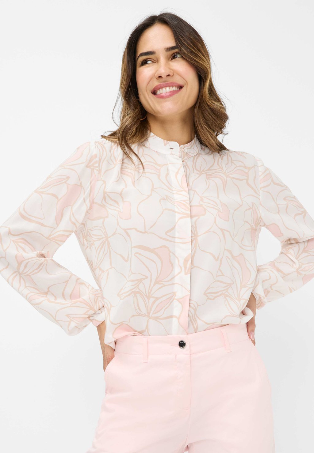 Блузка на пуговицах BRAX, молочный
Блузка на пуговицах BRAX, молочный