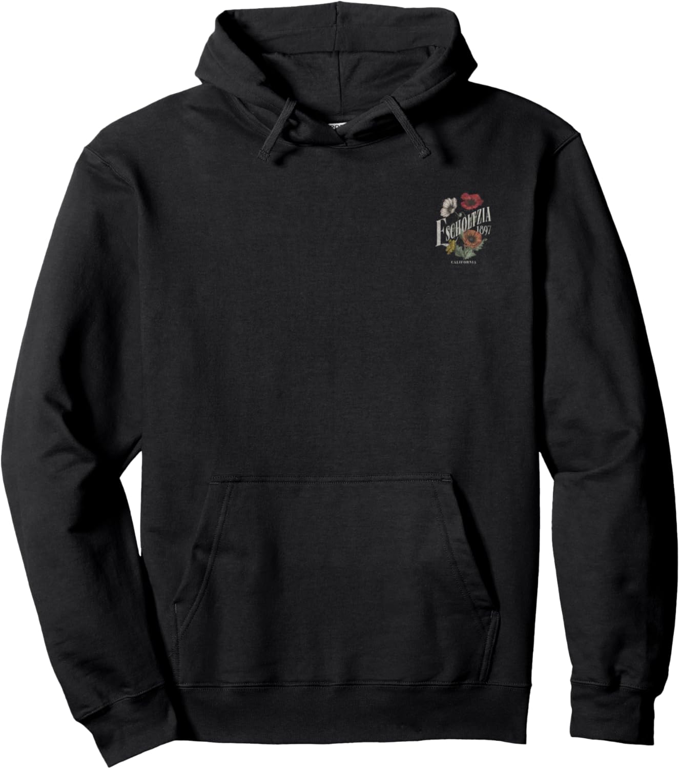 Толстовка с капюшоном Калифорнийские маки спереди и сзади Trendy Apparel, черный
Толстовка с капюшоном Калифорнийские маки спереди и сзади Trendy Apparel, черный