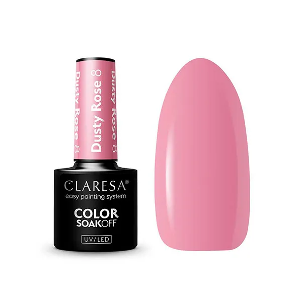 Лак для ногтей Esmalte Dusty Rose Claresa, 8
Лак для ногтей Esmalte Dusty Rose Claresa, 8