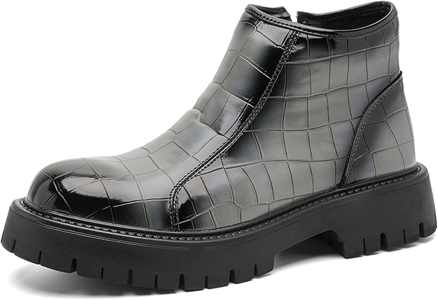 Мужские ботинки Челси модные с толстой подошвой, для бизнеса и повседневной носки, формальные ботинки, противоскользящие, с эффектом увеличения роста, для офиса, банкетов, свадеб, под костюмы и платья, высокие кожаные ботинки Generic, серый
Мужские ботинки Челси модные с толстой подошвой, для бизнеса и повседневной носки, формальные ботинки, противоскользящие, с эффектом увеличения роста, для офиса, банкетов, свадеб, под костюмы и платья, высокие кожаные ботинки Generic, серый