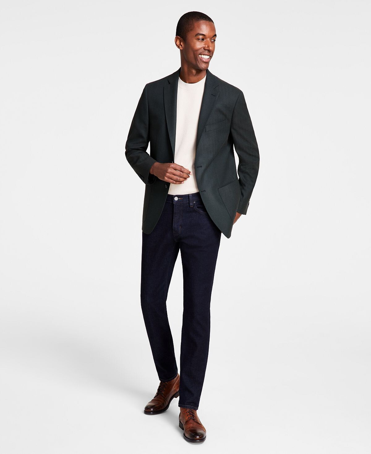 Мужское спортивное пальто классического кроя с узором «елочка» Michael Kors
Мужское спортивное пальто классического кроя с узором «елочка» Michael Kors