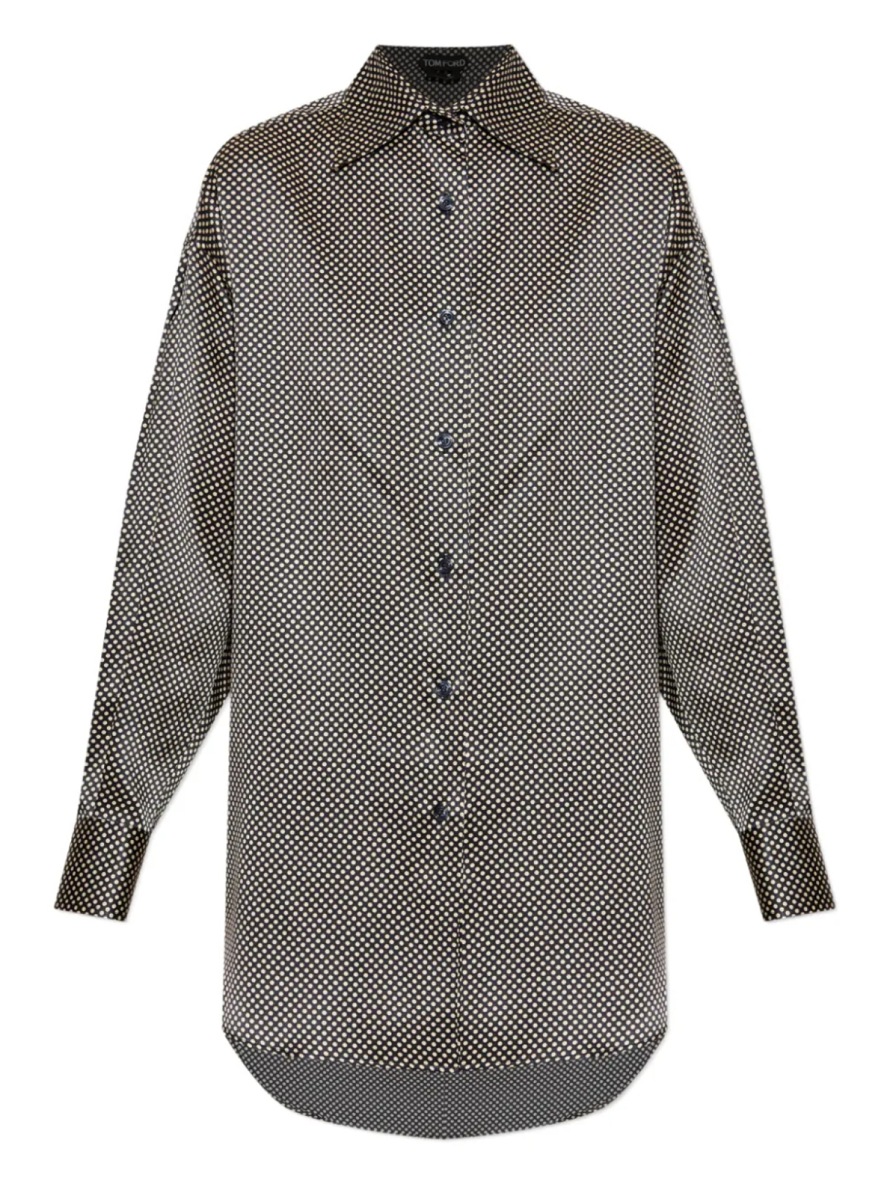 Рубашка с длинными рукавами в горошек TOM FORD, черный
Рубашка с длинными рукавами в горошек TOM FORD, черный
