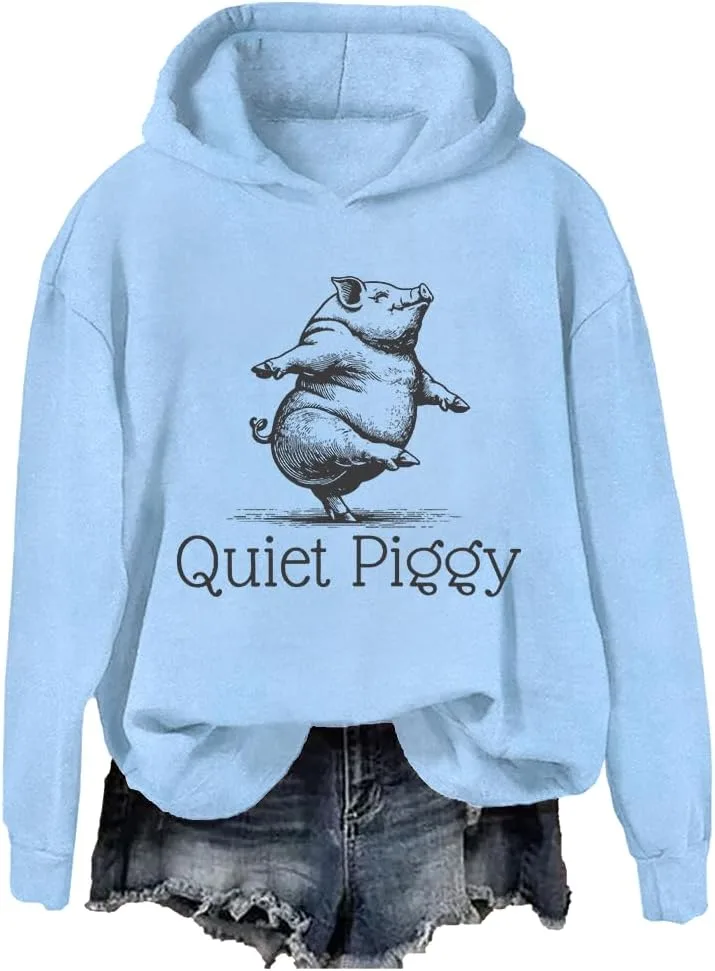 Толстовка Quiet Piggy с длинными рукавами
Толстовка Quiet Piggy с длинными рукавами